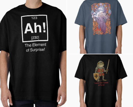 Graphic Oversized Tees cover photo collage
