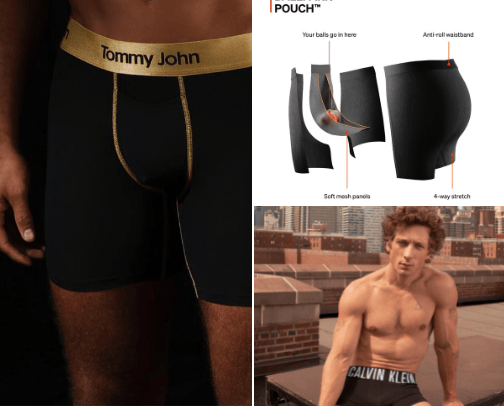 Men's Underwear cover photo collage