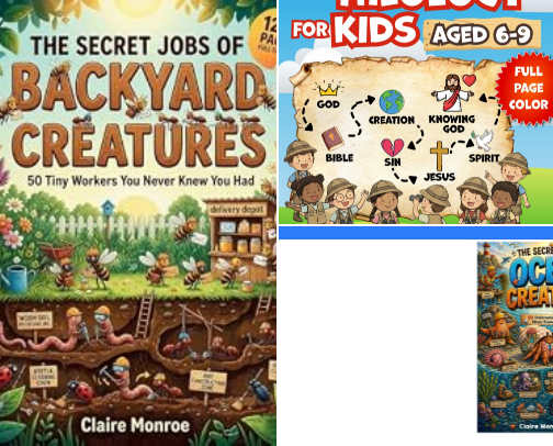 Books for Kids cover photo collage