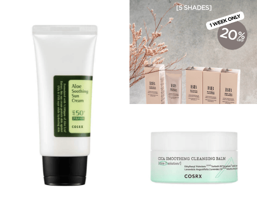 Skincare cover photo collage