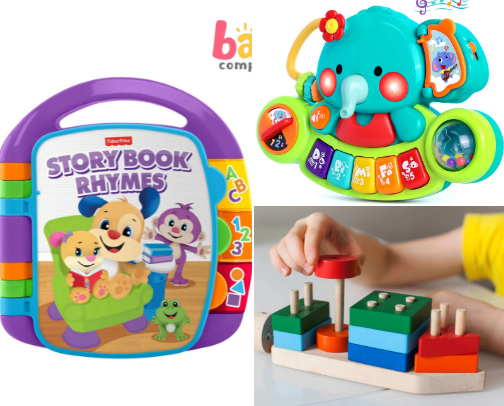 Learning Toys for Babies cover photo collage