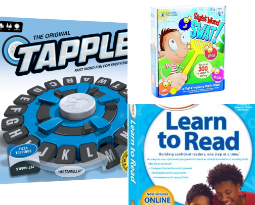 Best reading/writing tools for young readers cover photo collage