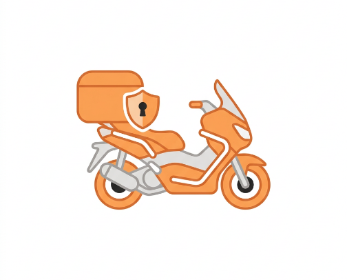 Accessoire maxi-scooter cover photo collage