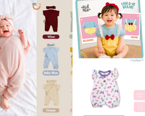 Baby Girl Outfit cover photo collage