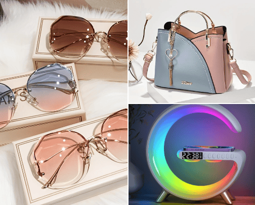 Temu must haves cover photo collage