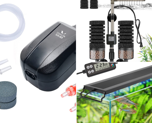 Shop my fish tank stack cover photo collage