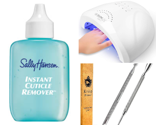 Nails at home must haves cover photo collage