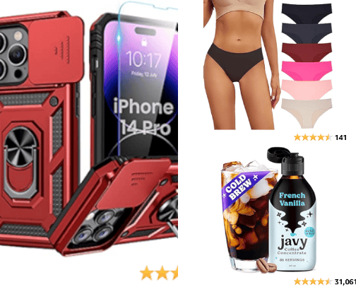 Amazon Personal Care and Accessories cover photo collage