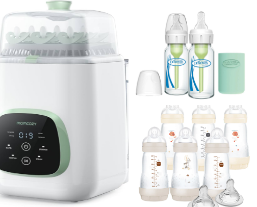 Must have items for first time moms cover photo collage