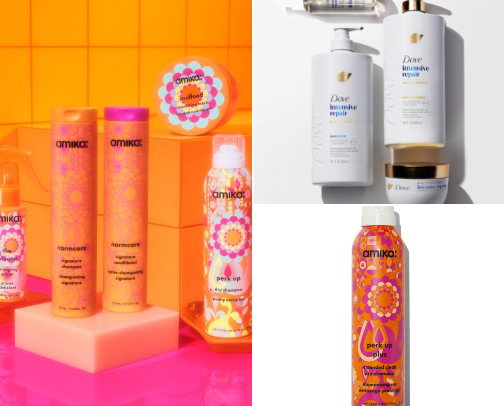 Hair products🎀 cover photo collage