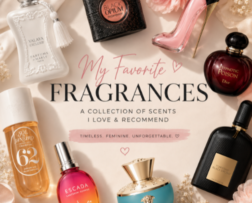 ✨ My Favorite Perfumes for Every Occasion cover photo collage