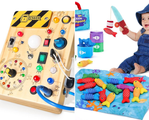 Top Baby (0-1) Toys Gift Guide 2025 cover photo collage
