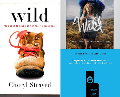Companions for Wild: From Lost to Found on the Pacific Crest Trail cover photo collage