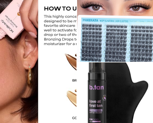 Beauty products that helped me feel like myself and get my sparkle back! ✨💅🏼💪 cover photo collage