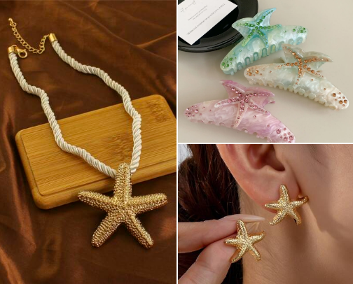 Beach Babe Accessories 🐚💖 cover photo collage