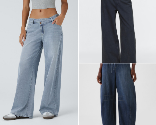 Tall and Curvy Jeans to snatch up. cover photo collage