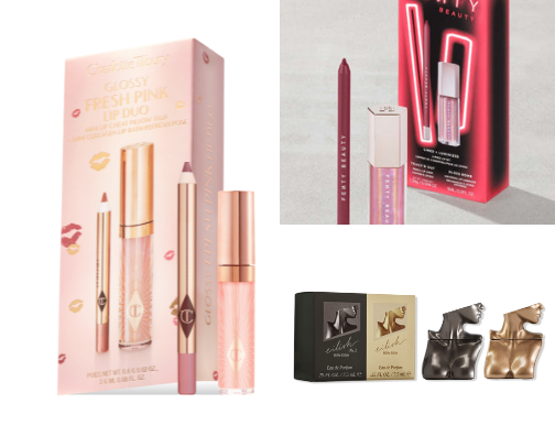 Under $35 holiday gift sets cover photo collage