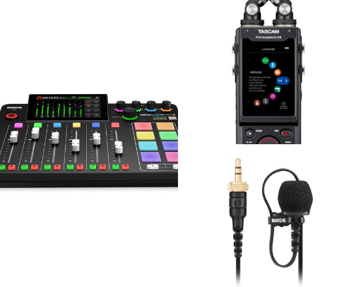 Podcasting and Audio Production cover photo collage