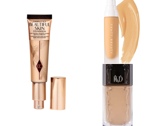 Foundations for oily skin✨ cover photo collage