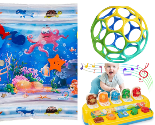 3-6 Month old Baby Gifts for the Holidays cover photo collage