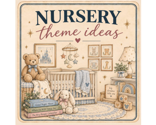 Nursery Theme Ideas cover photo collage