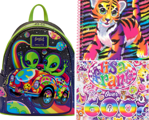 Lisa Frank vibes only cover photo collage