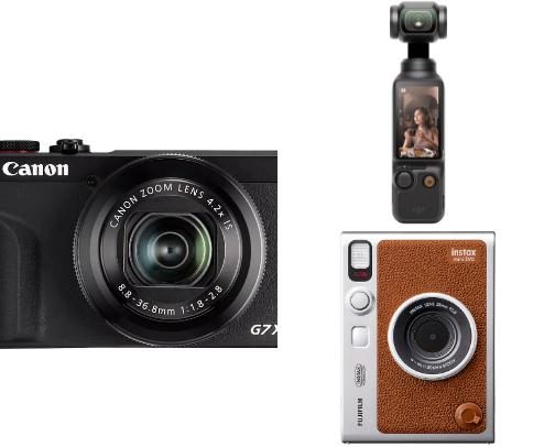 Top Cameras for Every Creator: From Beginners to Pros📸 cover photo collage