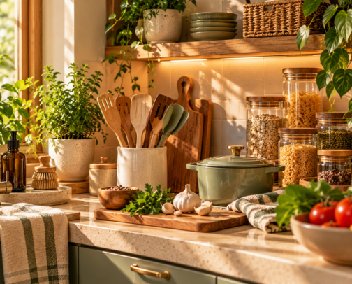 Cozy Kitchen Essentials cover photo collage