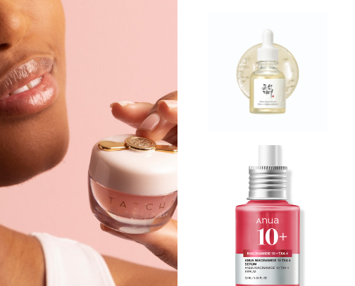 ✨Key ingredients to glass skin✨| Bad and boujee 🙂‍↔️ cover photo collage