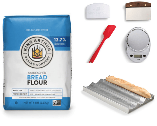 baking flour and essentials cover photo collage