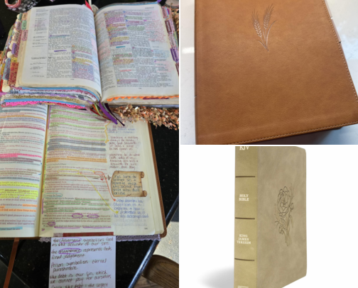 Best Notetaking Large Font KJV Journal Bibles (MUST HAVES) cover photo collage