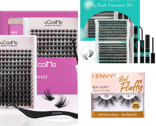 Lashes cover photo collage