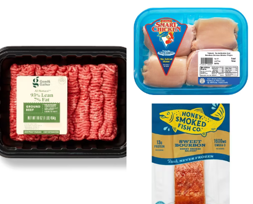 My Grocery Staples for Muscle Gain & Fat Loss cover photo collage