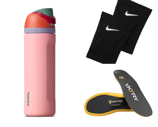 Essentials for Volleyball Players cover photo collage