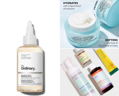 Skincare baddies cover photo collage