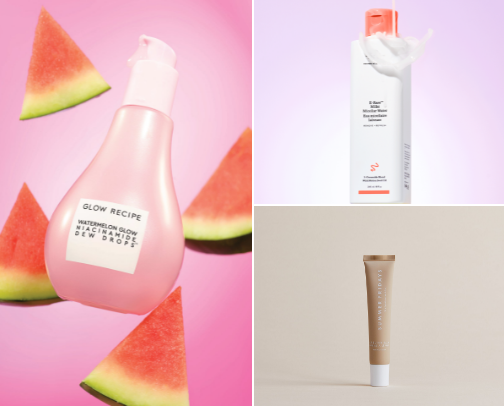 Go-to skin care for a dewy look ✨ cover photo collage