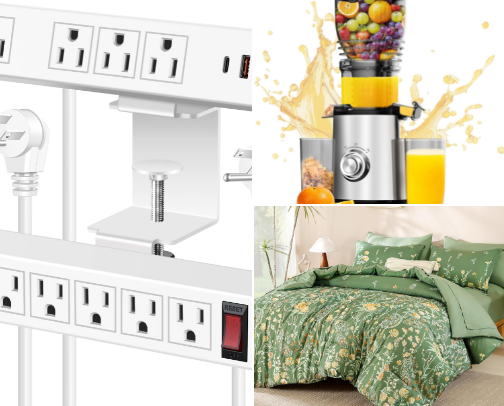 Household items cover photo collage