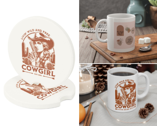 My Favorite Coffee Mugs and Coasters cover photo collage