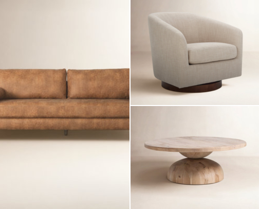 Mid-Century Living Room, Washable Rugs & Lighting Ideas I Love cover photo collage