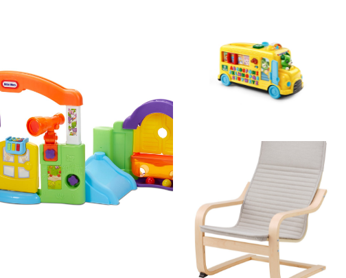 One year olds favourite items cover photo collage