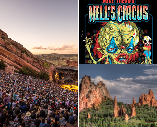 Entertainment, hiking and places in Colorado cover photo collage