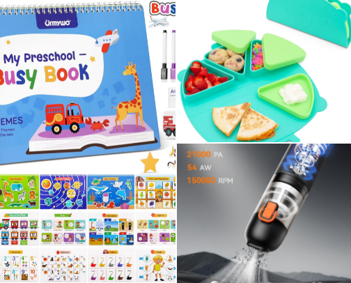 Mom’s Road Trip Sanity Savers cover photo collage