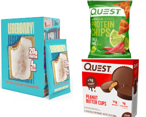 High Protein Snacks! cover photo collage