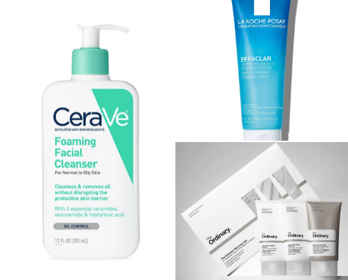 Cleansers for oily skin cover photo collage