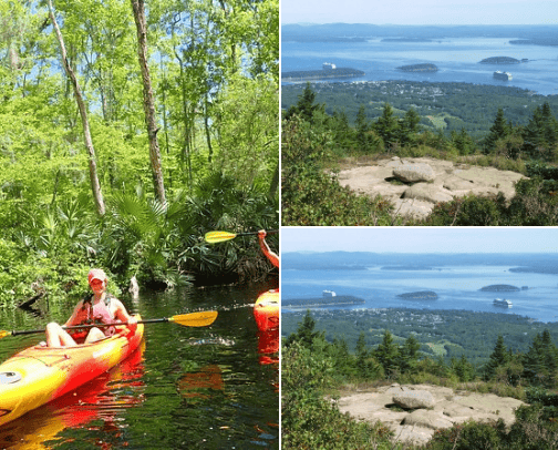 Couple Getaways in the US cover photo collage