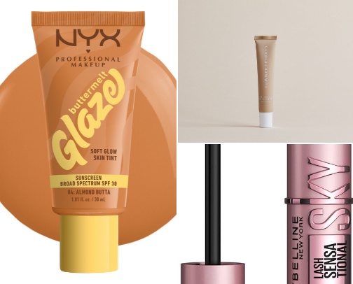 What's in my makeup bag cover photo collage
