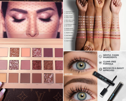 Makeup bag must haves!! cover photo collage