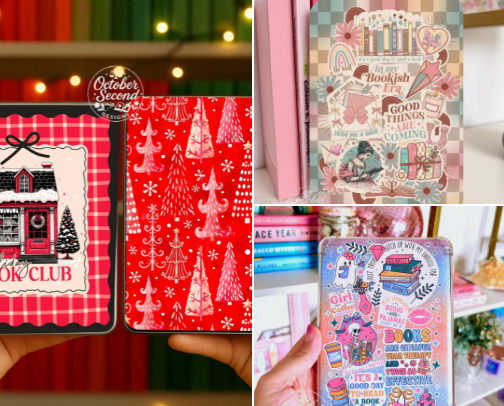 Bookish Girls' Clear Case Glow-Up cover photo collage