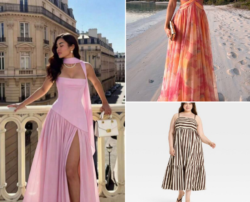 Go to dresses for every occasion or season cover photo collage