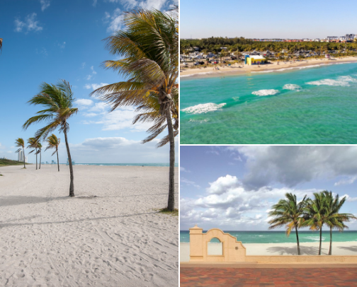 My favorite South Florida Beaches cover photo collage
